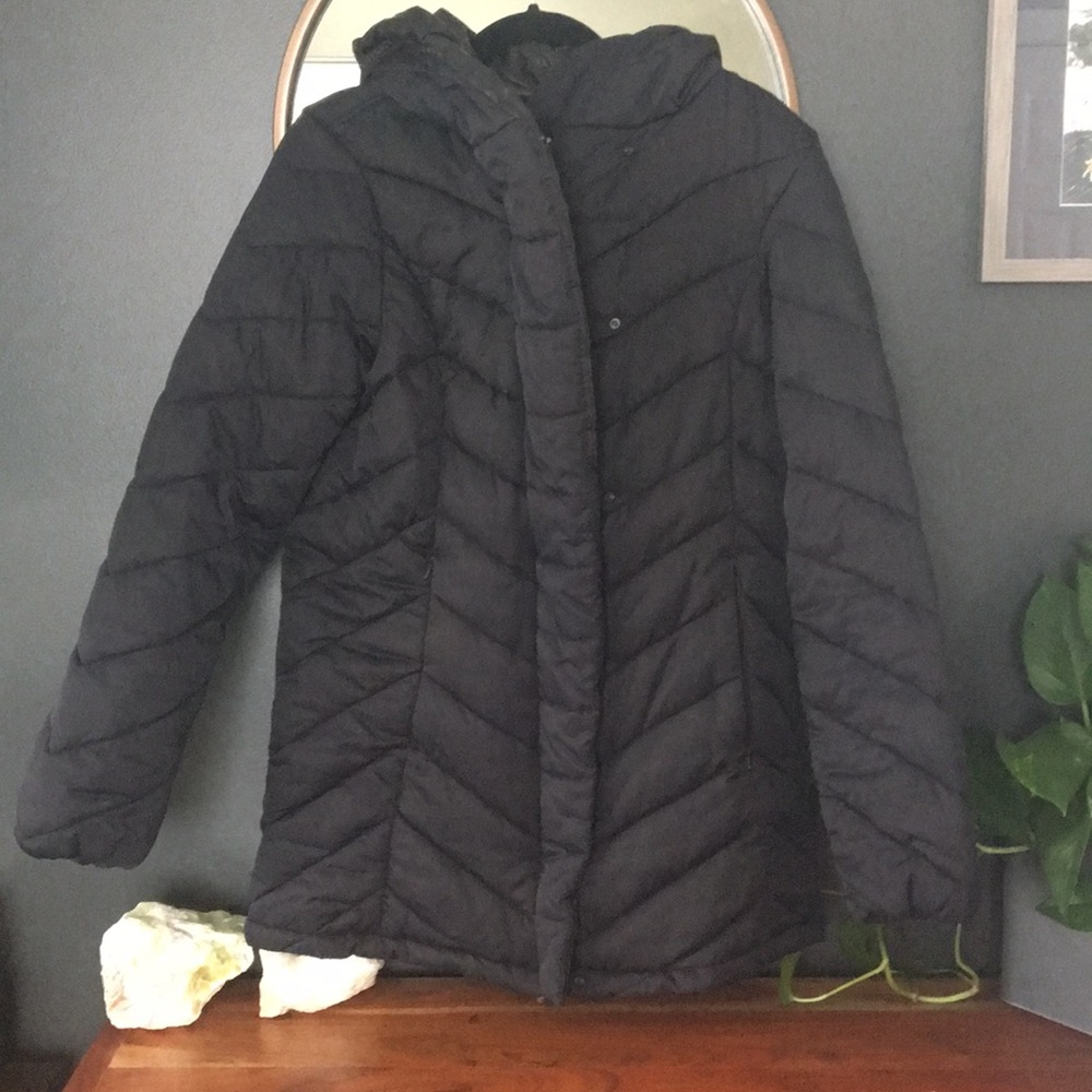 Denver Hayes Womens Mid-Length Puffy Coat